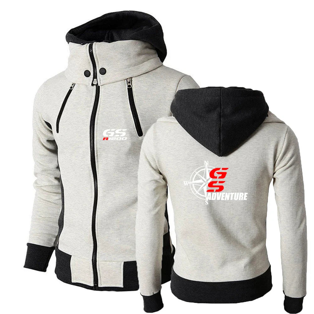 Motorcycle R 650 800 1150 1200 GS Adventure 2024 Spring Autumn Zipper Hoodie High-Quality Tri-Color Style Leisure Comfort Coat