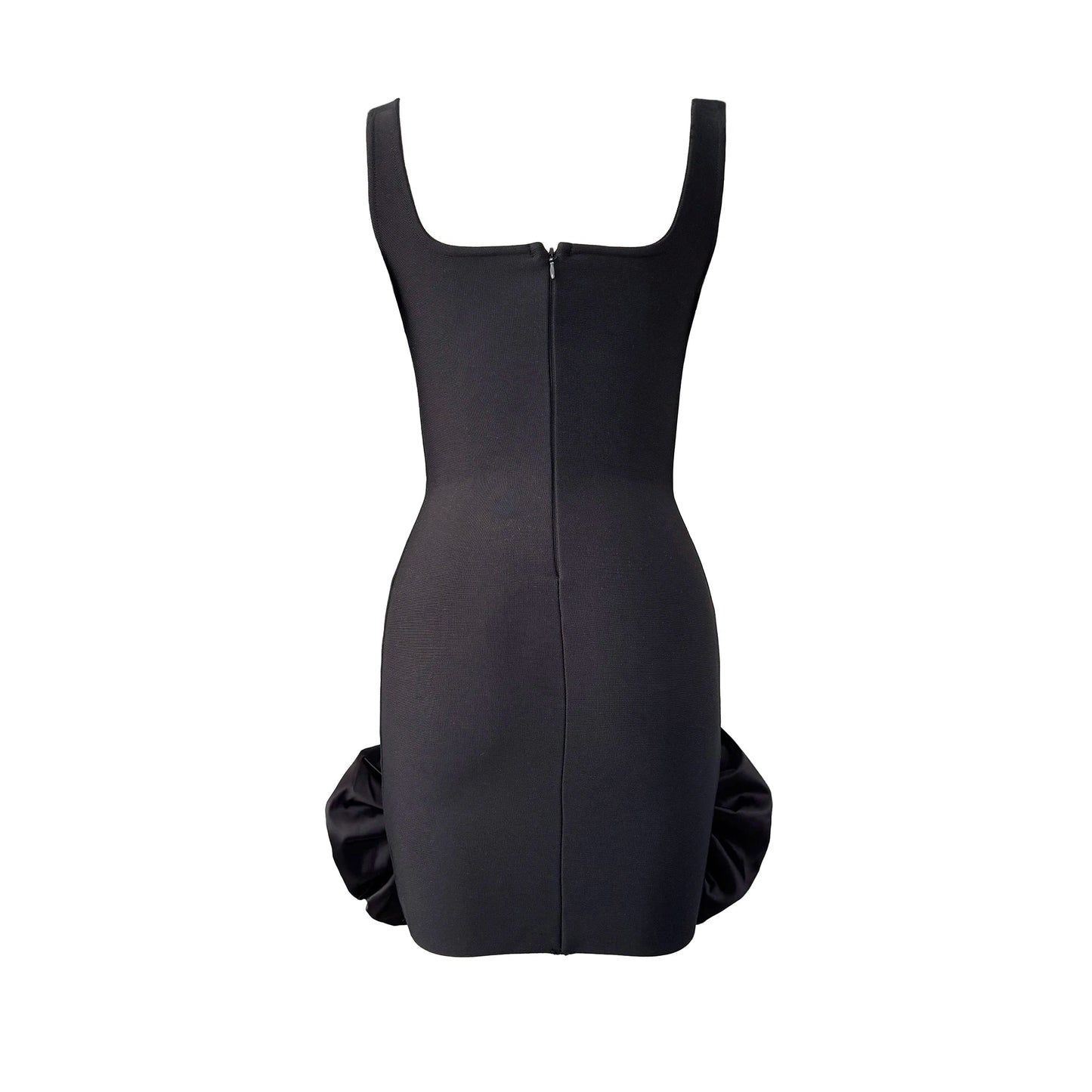Women Sexy Ruffles Summer Clothing 2025 New Sleeveless Bandage Dress Club Party Mini Dresses