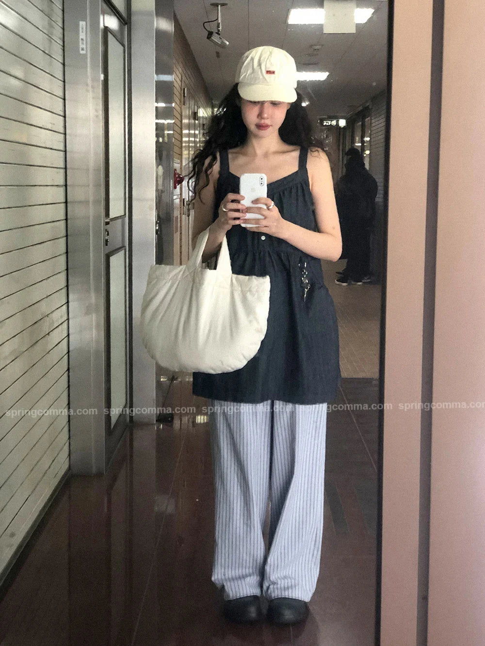 Korean Sle ort Denim Overalls Women's Faionable Summer Dr Vest Dr No Brand Commute Sle 00% Other Material