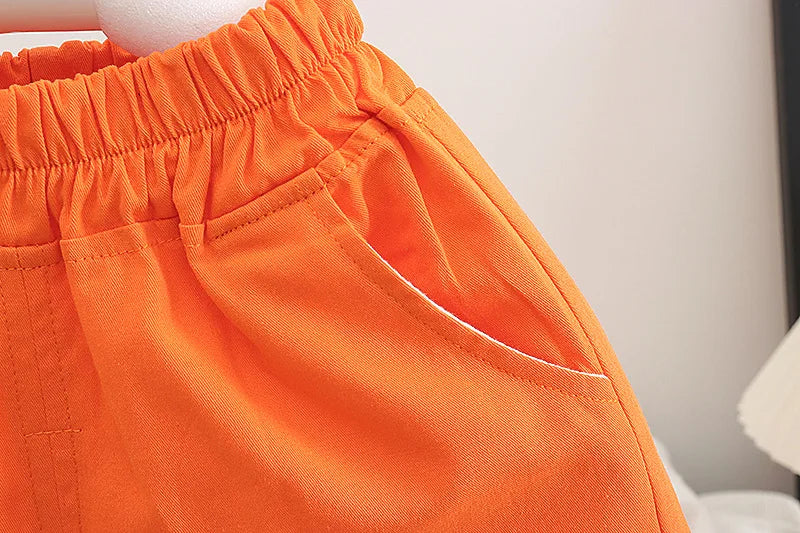 Summer Girls Clothes Suit Children Boys Vest Shorts 2Pcs/Sets Kids Infant Baby Boys Clothing Sports Costume Toddler Tracksuits