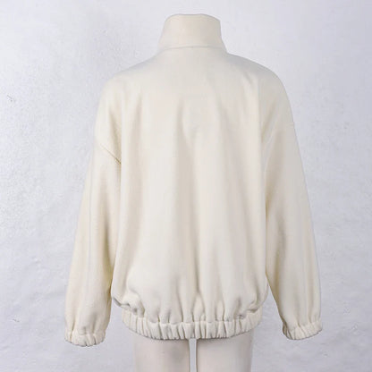 Original Pink Winter Lamb Fleece Hoodie Women Zipper Lapel Pullover флисовая кофта женская кофта женская