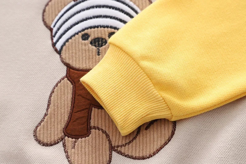 New Spring Autumn Baby Girls Clothes Suit Children Boys Cartoon T-Shirt Pants 2Pcs/Sets Toddler Casual Costume Kids Tracksuits