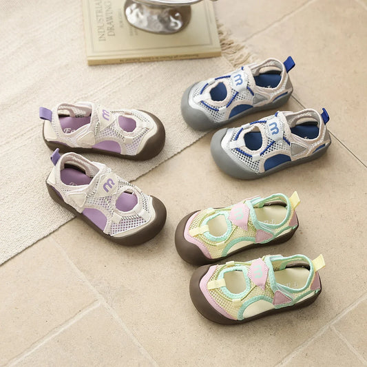 Boys Girls Recycled Adventure Sandals 2026 New Summer Toddler Sporty Sandals Non-slip Versatile Chic School Outdoor Hiking Shoes