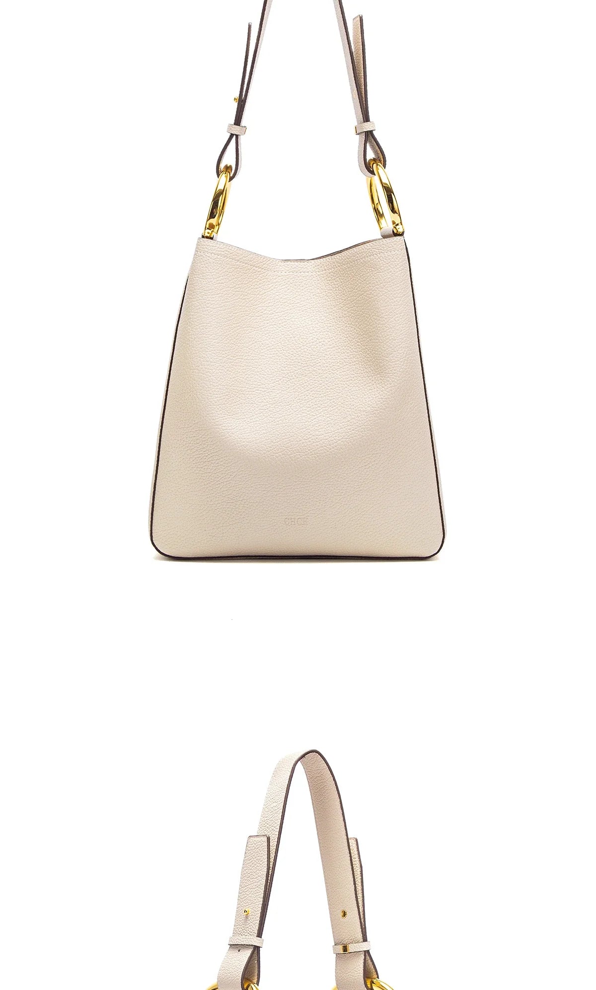 Women's Business Commuter Shoulder Bag Women's Tote Bag Autumn High Quality Simple Beige Texture