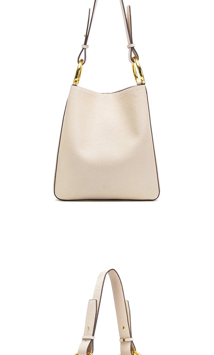 Women's Business Commuter Shoulder Bag Women's Tote Bag Autumn High Quality Simple Beige Texture