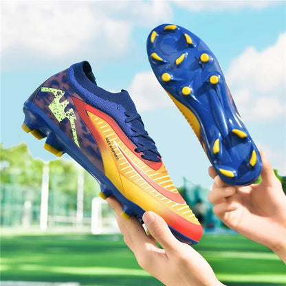 New Men Soccer Shoes Breathable Unisex Football Boots Professional Training Ultralight Wholesale Indoor Futsal Drop Shipping