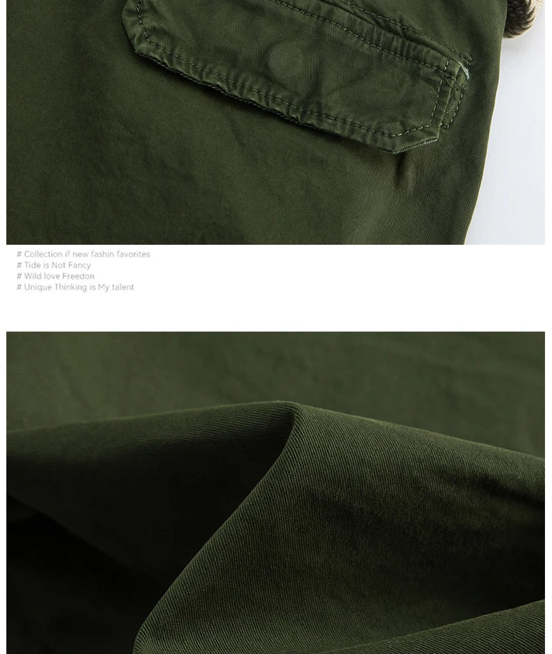 Summer Overalls Men Casual Shorts New Loose Sports Comfortable Knee Shorts Streetwear Breathable Safari Short Pants