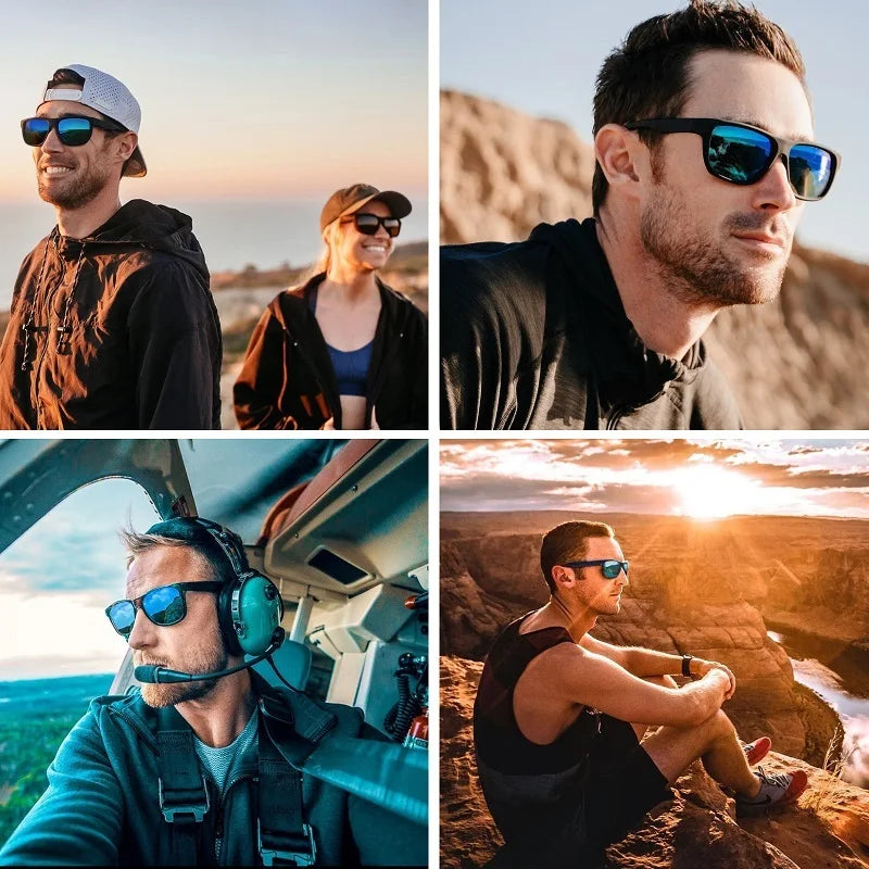 Polarized Sunglasses for Men and Women, Driving Cycling Running UV400 Protection Sun Glasses 8120