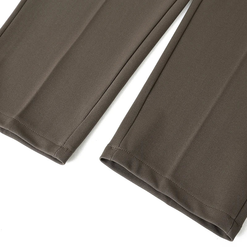 2025 Autumn Fashion Pants Brand Elastic Waist Size Women's Plus Size Thin Pants Casual Office Outdoor Pants