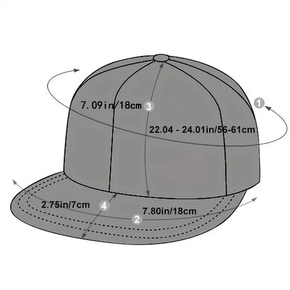 Unisex Spider Embroidery Hip-hop Hats Spring Autumn Outdoor Adjustable Casual Baseball Caps Sunscreen Hat