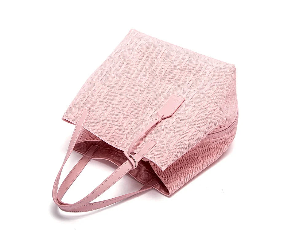 Women's Handbag High Quality Craftsmanship Large Capacity Fashion Classic New Style Solid Color Outer Bag Women's Handbag