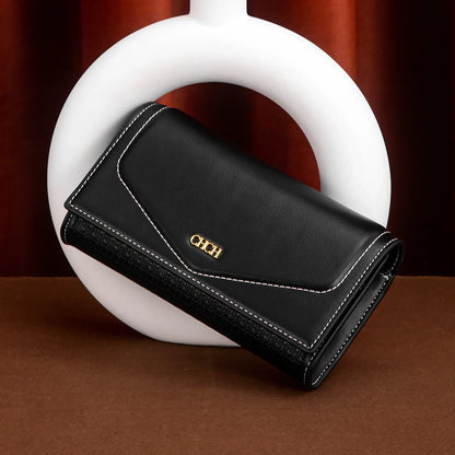 Woman Shoulder Bag Black New Black Simple Magnetic Buckle Flip Small Square Bag