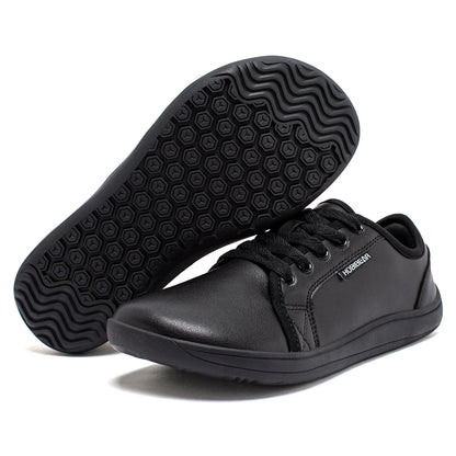 Minimalist Shoes for Men Women Wide Toe Barefoot Zero Drop Shoes Casual Artificial Leather Lightweight Walking Sneakers