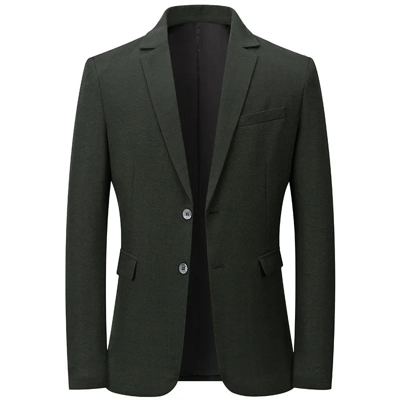 Spring Summer Men's Thin Blazers Jackets High Quality Male Breathable Suits Outwear Man Business Casual Slim Fit Suits Coats