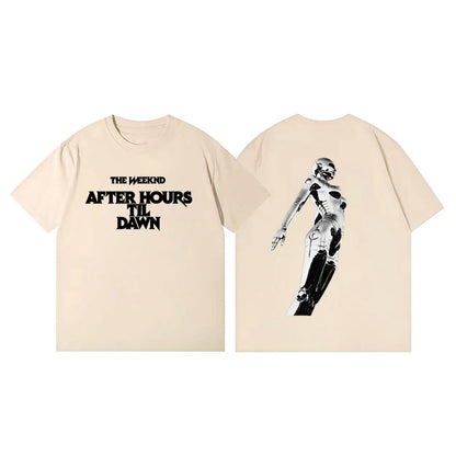 The Weeknd After Hours Til Dawn Tour 2026 Graphic T Shirts Harajuku Hip Hop Short Sleeve T-shirt Unisex Fashion Casual T-shirts