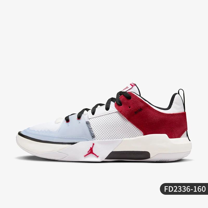 Official genuine JORDAN men's low cut lace up breathable fashionable basketball shoes FD2336-160