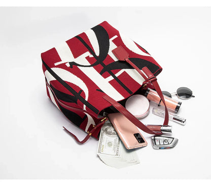 Fashion Retro Design New Women's Handbag Shopping Holiday Tourism High Capacity Handbag