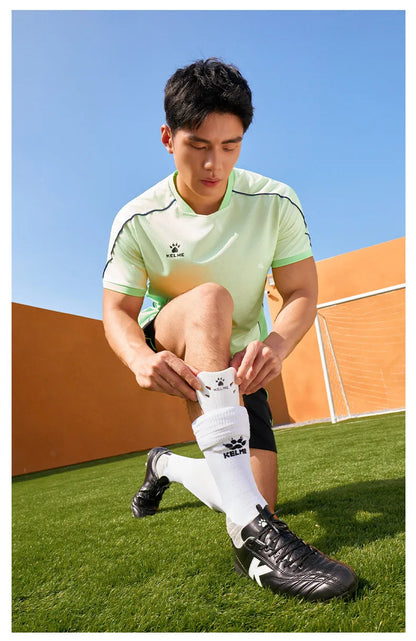 Men‘s Soccer Cleats Ag Short Studs Football Boots Mg Professional Match Training Artificial Natural Grass Turf Shoes