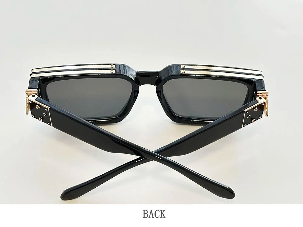 2026 Retro Square Sunglass Men Vintage Millionaire Sunglasses Women Trendy Vacation Luxury Fashion Glasses Gafas De Sol Hombre