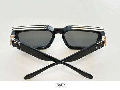 2026 Retro Square Sunglass Men Vintage Millionaire Sunglasses Women Trendy Vacation Luxury Fashion Glasses Gafas De Sol Hombre