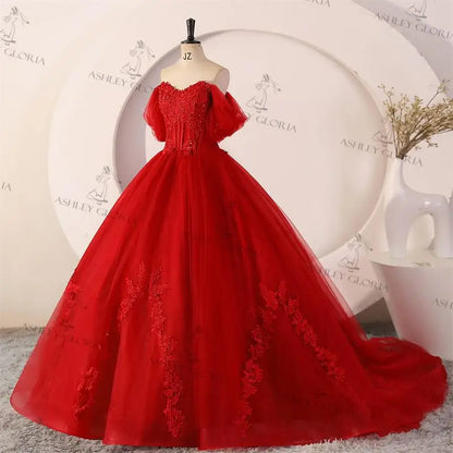 Sweet 15 Quinceanera Dresses Off The Shoulder Birthday Party Dress Formal Ball Gown 15 Year Old Dress Customized
