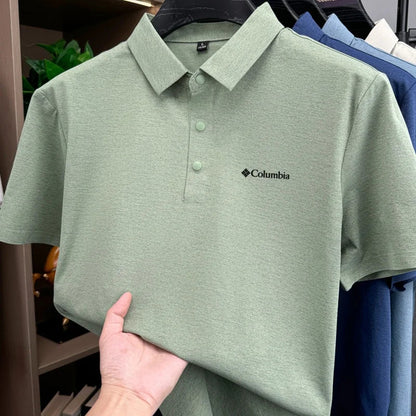 Bestselling fashion brand summer new designer simple letter embroidered breathable polo shirt mens exquisite and comfortable top