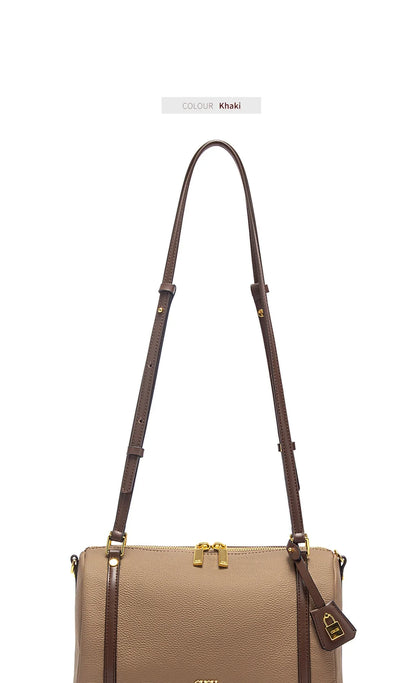 Women's Khaki Shoulder Bag 2026 Spring New Edition Women's Dual Use Shoulder Strap Handbag Commuter
