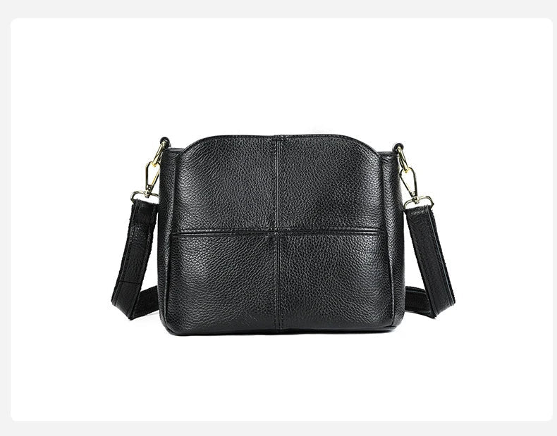 Genuine Leather Women Underarm Bag Versatile Shoulder Handbag Luxury Cowhide Female Crossbody Bag