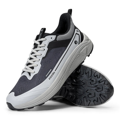 Men's Wide Toe Box Shoes Cushioned Well Sneakers Non Slip Lightweight Breathable Running Shoes for Swollen Feet