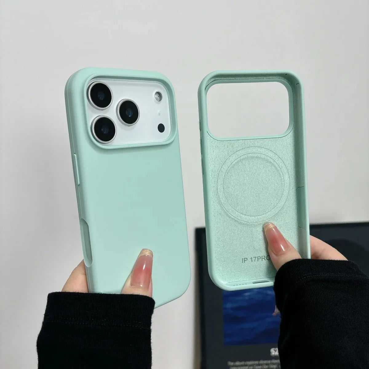 Original Liquid Silicone For Magsafe Phone Case for iPhone 17 16 15 14 13 Pro Max 17Pro Official Magnetic Soft Protective Cover