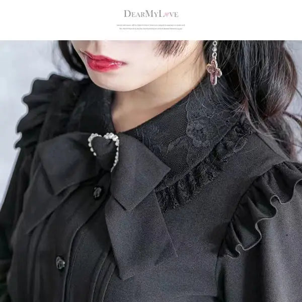 Japanese Gothic Lolita Ribbon Short Suspender plaid Skirt Girls Sweet Cute Lace A-Line Mini Skirts summer2026 black solid kawaii