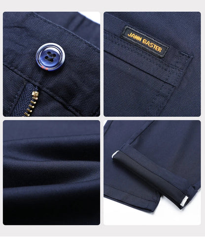 2024 Summer New Men's Business Thin Straight Casual Pants Classic Style cotton Stylish Stretch Luxury Trousers Male Brand
