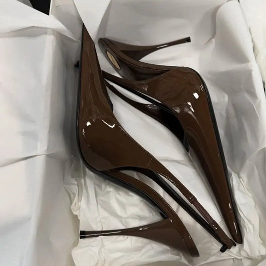 2026 High-heel 9.5 cm Women's Sandals Shoes for Women Size 34-43 New Fashion Pointed Summer Women Shoes Sandalias De Mujer