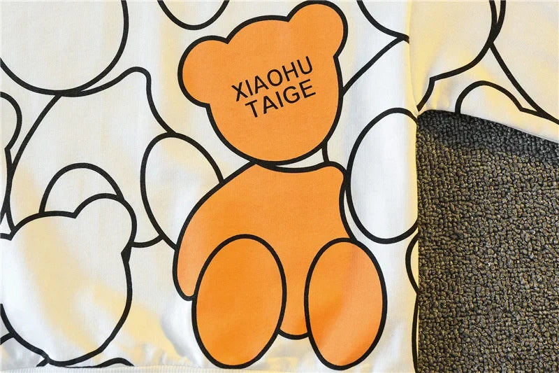 New Spring Autumn Baby Girl Clothes Children Boys Fashion Cartoon T-Shirt Pants 2Pcs/Sets Toddler Sports Costume Kids Tracksuits