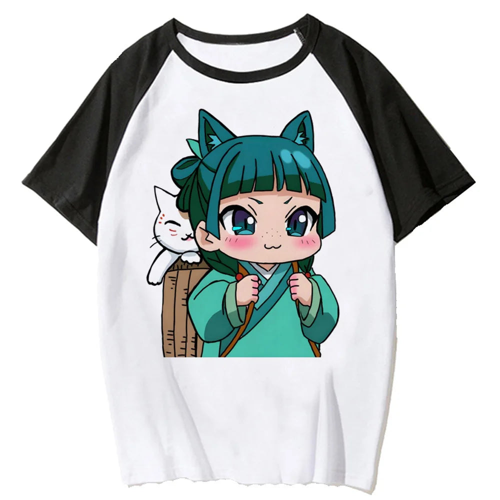 Maomao the Apothecary Diaries tshirt girl Comfortable graphic Y2k University Retro tshirt Trendy Graphic harajuku Digital Pastel