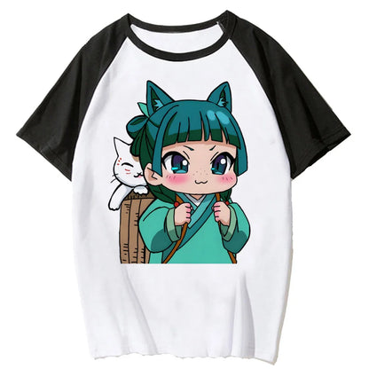 Maomao the Apothecary Diaries tshirt girl Comfortable graphic Y2k University Retro tshirt Trendy Graphic harajuku Digital Pastel