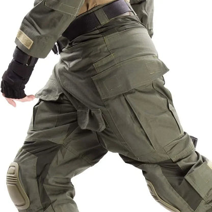 Outdoor Military Tactics Work Pants G3 Cargo Trousers Training Hiking GEN3 Green Spot Combat Tactical Pants Hunting Clothes Men