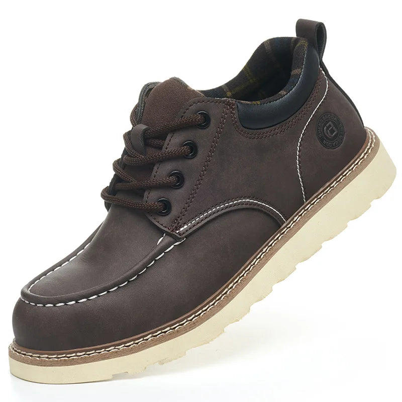 steel toe sneakers for men microfiber leather work shoes waterproof safety shoes industrial construction anti-slip work boots