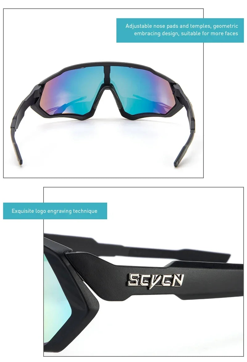 New Style Sunglasses Photochromic Sport Cycling Glasses Bicycle Eyewear Mountain Bike Cycl Goggles UV400 MTB Road for Men