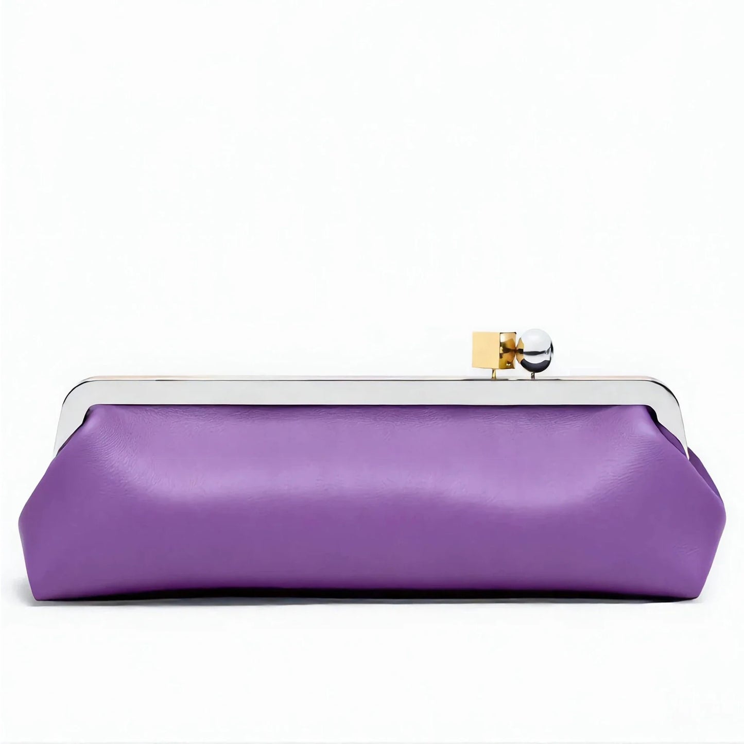 Luxury Kisslock Clip Clutch Ladies Evening Bags for Women Handbags Fashion Designer Shoulder Bag NEW Frame Wedding Purses Pouch