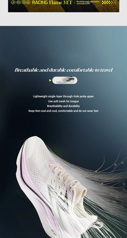 Flame 3.0 ET Men Running Shoes Racing Marathon Breathable Comfort Stable Rebound Jogging Male Sneakers 672612245F