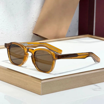 Modern Square Classical Sunglasses Men Women Handmade Fashion High Street Premium Quality UV400 Glasses with Case