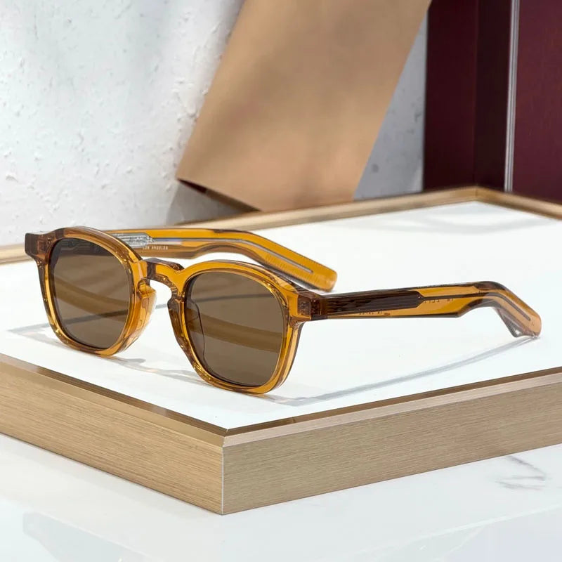 Modern Square Classical Sunglasses Men Women Handmade Fashion High Street Premium Quality UV400 Glasses with Case