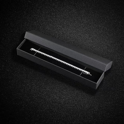 3mm 4mm 5mm Moissanite Tennis Bracelet for Women Men 925 Silver Plated 18k Gold Pass Diamond Tester Link Bracelets Bangle