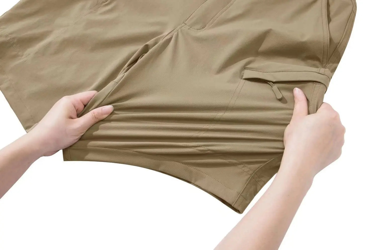 Waterproof Cargo Shorts Men's Summer Quick Dry Hiking Shorts Outdoor Multi-pockets Camping Training Work Shorts Man