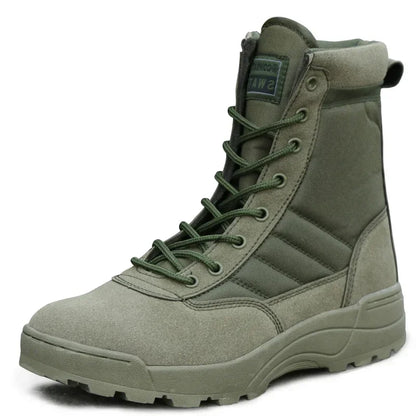 Tactical Boots Men Special Force Desert Combat Boots Outdoor Hiking Boots Ankle Shoes Men Work Safty Shoes