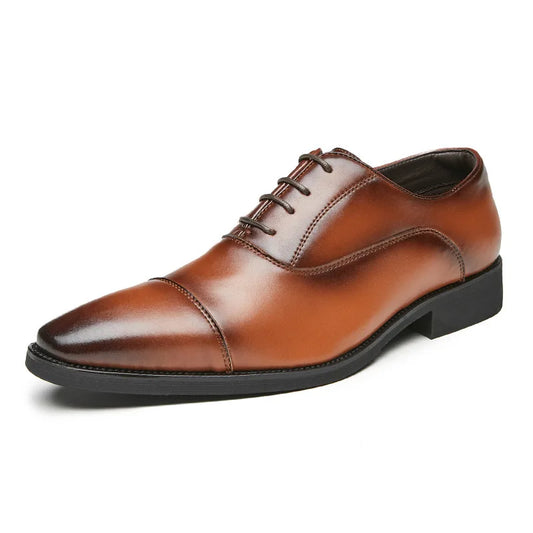 High Quality Height Increase Oxford Dress Shoes Men Genuine Cow Leather Suit Shoes Lift Brogues Wedding Formal Elevator Shoes