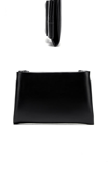 Women's Shoulder Bag New Simple Black Detachable Dual purpose Chain Bag Business Wallet
