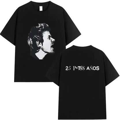 Rapper Dani Martin Tour 2025-2026 Merch T Shirts Men's Pop Music Clothing Short Sleeve T-shirt Man Hip Hop Gothic Vintage Tshirt