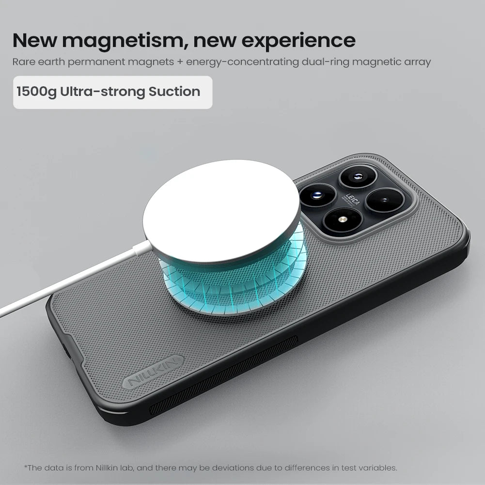جراب مغناطيسي Nillkin Super Frosted Shield Pro Magsafe بحواف ناعمة رفيع للغاية لهاتف Xiaomi Mi 17 5G